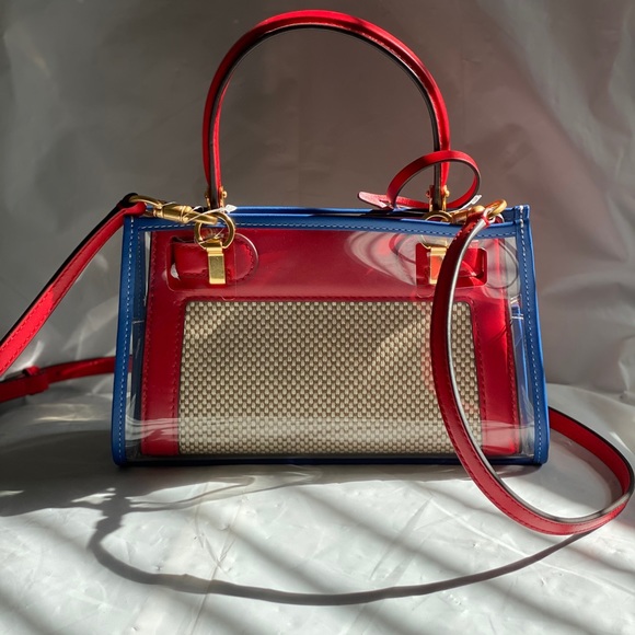 Tory Burch LEE RADZIWILL PETITE BAG W RAIN COVER - Picture 3 of 8